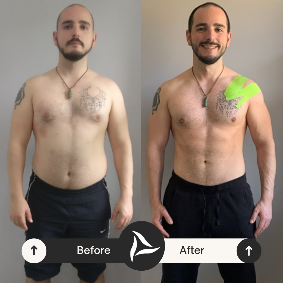 Coach Moh Ashtiani before and after Heidelberg